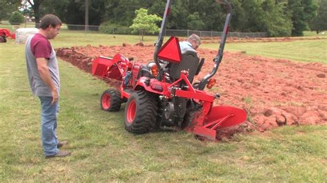 How To Plow With A Subcompactkubota Bx Tractor Tractor Attachments
