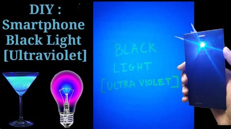 Your uv led light is finished! How to make UV Black Light | DIY Black Light | Black Light Phone Hack EASY - YouTube