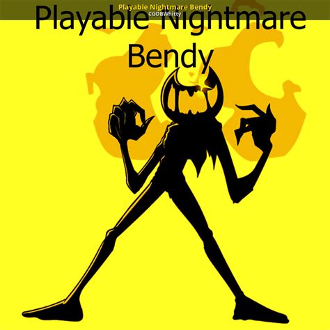 Playable Nightmare Bendy Friday Night Funkin Mods