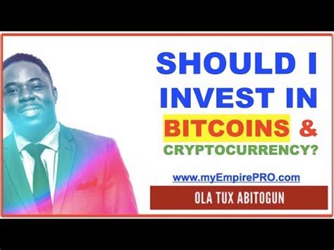 The number of visitors and traders on cryptocurrency exchange platforms is growing by the day. Should I Invest in Bitcoins & Cryptocurrency? 3 Things to ...