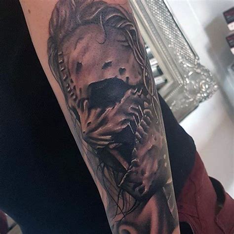 Adam sky is a custom tattoo artist at resolution tattoo, san francisco's private, appointment only tattoo studio located at 2976 24th st. 50 Slipknot Tattoos For Men - Heavy Metal Band Design Ideas