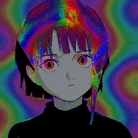 Weirdcore Pfp Eye ~ Aesthetic Anime Rainbow Horror Happy Dark Stuff