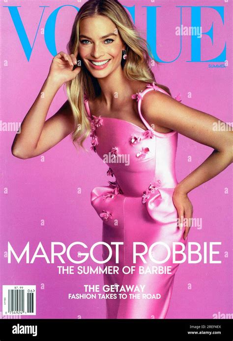 Vogue Magazine Cover Summer 2023 Issue Featuring Margot Robbie As Star