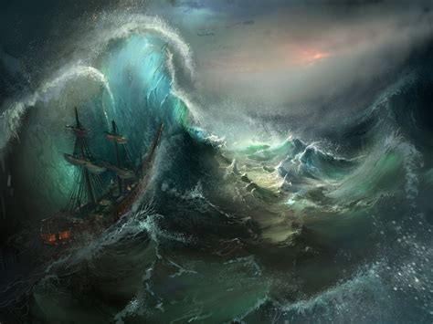 Stormy Seas Tysen Johnson On ArtStation At Https Artstation Com