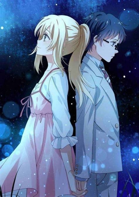 60 Cute Cartoon Couple Love Images Hd Your Lie In April Anime