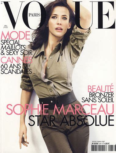 Marceau Sophie Marceau Vogue Paris French Actress