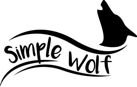 Abstract simple logo vector design, icons and symbols, simple tattoo vector illustrations. Website Design | Simple Wolf