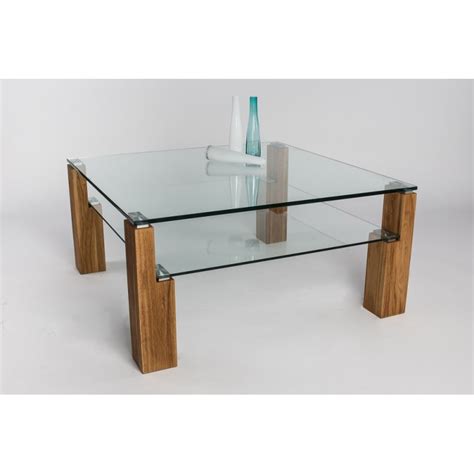 Stunning wood glass table top display diy pedestal dining for. Alessio - square glass top coffee table with wild oak legs ...