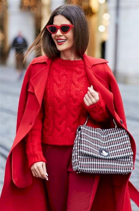Flawless 14 Elegant Red Outfits Ideas For Women Look More Beautiful Red Is The Color Of Love And