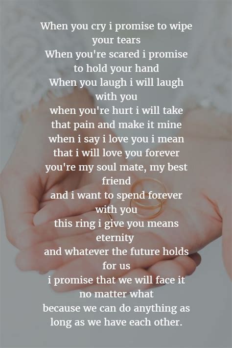 Each of these wedding vows examples is personal and loving. Wedding Quotes : Wedding Vows » 22 Examples About How to Write Personalized Wedding Vows ...