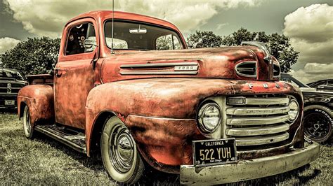 Download Wallpaper 1948 Ford Pick Up Car Classic Retro Ford