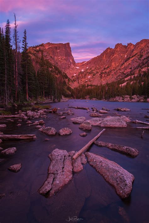 Dream Lake Sunrise Rocky Mountain National Park Colorado Joseph