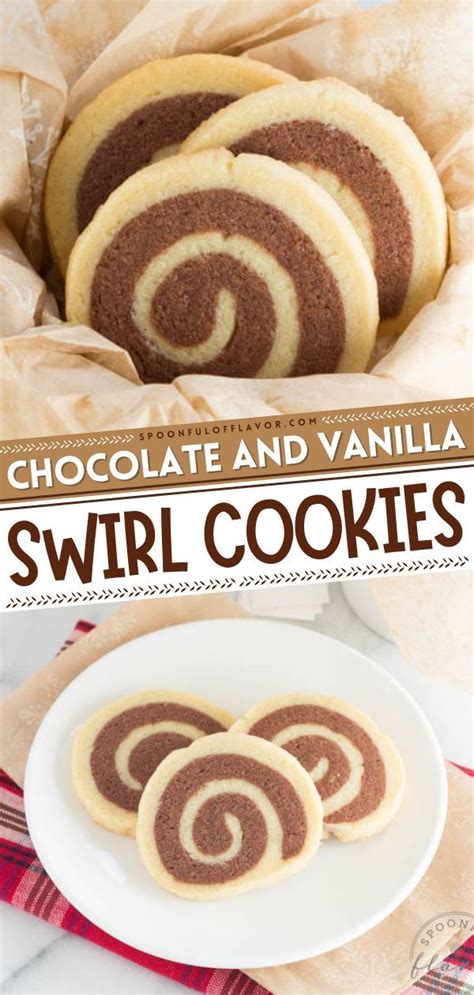 Chocolate And Vanilla Swirl Cookies Cookie Recipes Homemade Holiday
