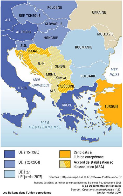 Géographie de la ville en guerre - BLOG: Les Balkans : des états des