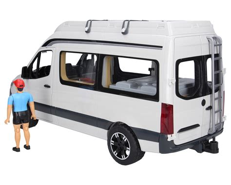 Bruder 02672 Mercedes Sprinter Camper Biały Z Figurką I Akcesoriami