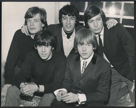 Unknown Rare 1964 Photo The Rolling Stones Early Years Young Rock