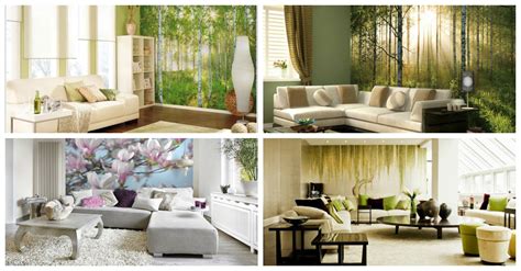 Bring Nature Inside Your Living Room With These Enchanting Wall Murals