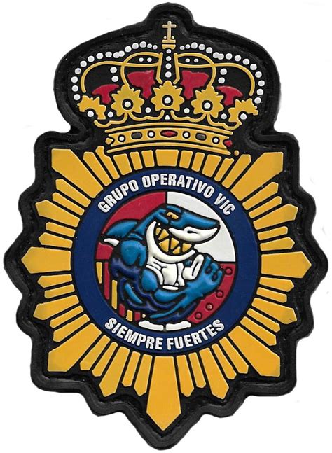 PolicÍa Nacional Cnp Grupo Operativo De Vic Parche Insignia Emblema