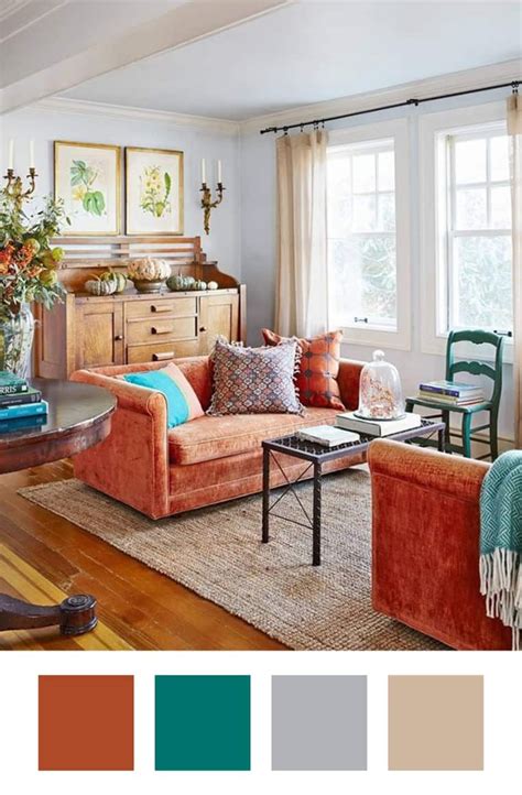 What Colors Go With Orange Try These 10 Combinations Living Room
