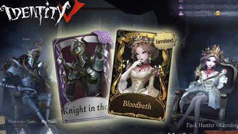 Identity V Bloody Queen Bloodbath S Skin With Knight In The Forest