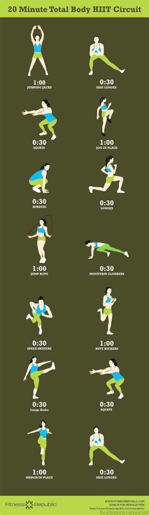 20 Minute Full Body Hiit Circuit This Is A Quick Workout Really