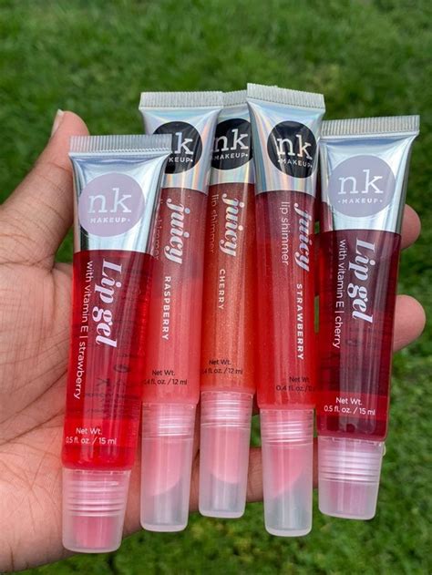 Nk Lip Gel Strawberry Cherry And Rasperr On Mercari Lip Cosmetics