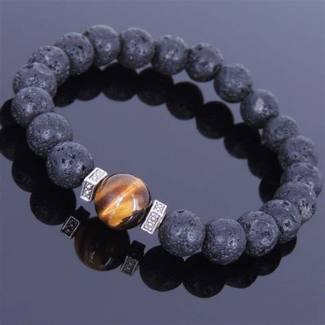lava-rock-bracelet-square-aztec-beads-brown-tiger-s-eye
