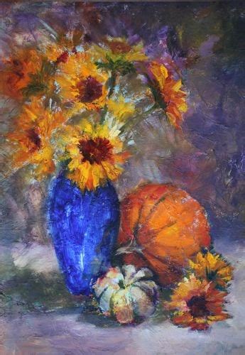 Daily Painters Abstract Gallery Autumn Harvest Oil Painting Pumpkin