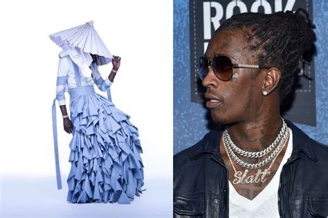 Young Thugs In A Dress For His Album Cover And Everyone Has An