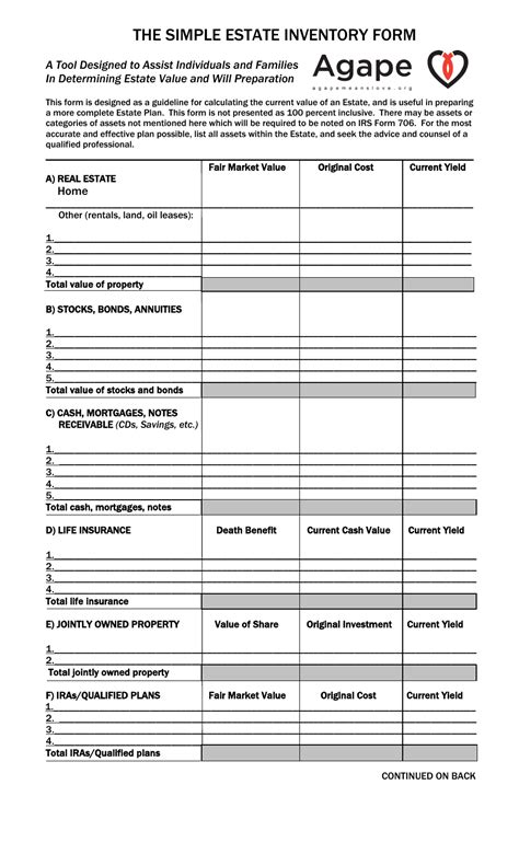 Free Printable Estate Planning Forms The Terms In Your Document Will