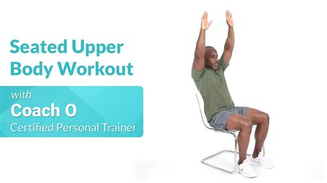 Seated Upper Body Exercises For Seniors Youtube