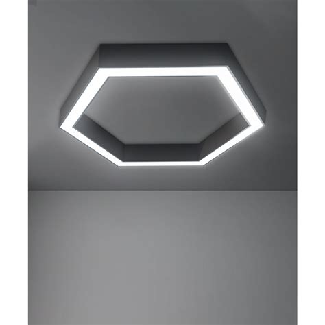 25 Hexagon Linear Led Ceiling Light Alcon Lighting 12100 20 S Hex