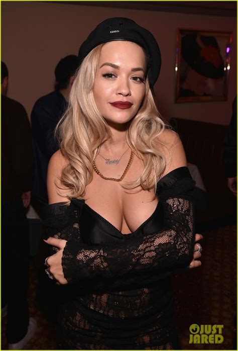 Photo Rita Ora Reunites With Ex Calvin Harris At Benny Blanco Diplos Grammys After Party