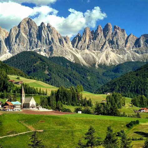 Val Di Funes Italy Scenic Photography Beautiful Landscape