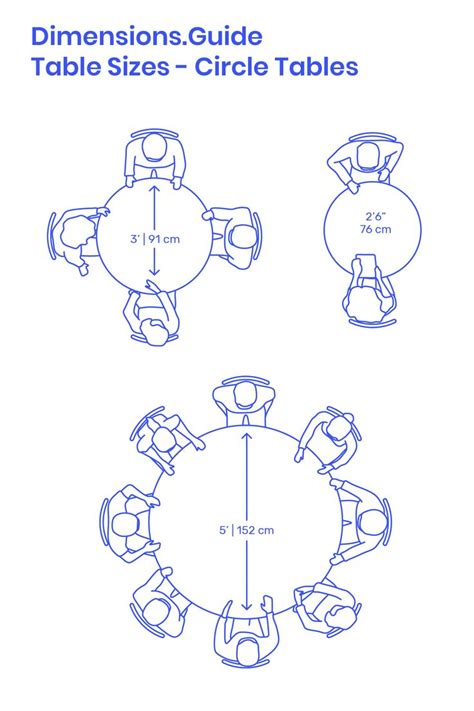 6 seater round table dimensions google search round dining rustc chc desgn round dining table sizes standard in meters Circular Tables are space efficient tables designed with a ...