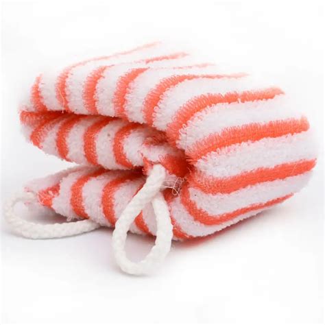 Buy Leeco New Arrival Nylon Handle Rubbing Back Massage Bath Sponge Bath Towel