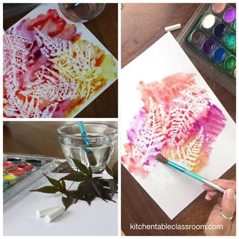 Leaf Rubbing Crayon Resist Leaf Art For Any Season The Kitchen Table