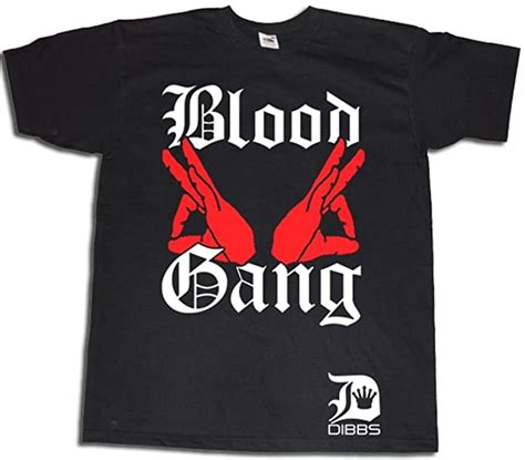 Blood Gang Tshirt By Dibbs Clothing Gangsta Uk Clothing