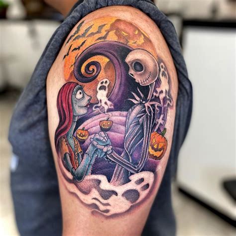 Lesen Affix Mönch Tattoo Jack Nightmare Before Christmas Thema Schläger