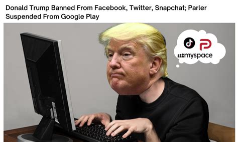 Trump Ban Meme Ft Twitter And Facebook