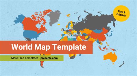 World Map Powerpoint Template Prezentr Ppt Templates