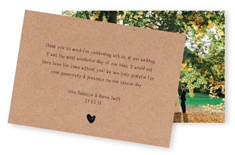 There's an xx kit i've had my eye on for a while, so thanks to you i can now. 7 Wording Ideas for Your Wedding Thank You Cards