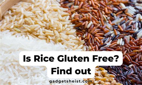 Is Rice Gluten Free Types Options And What To Avoid