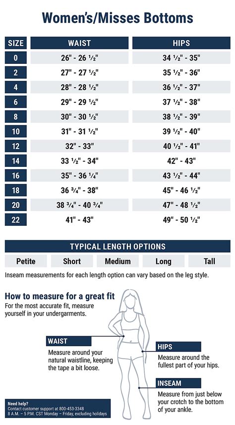 Sau Lee Size Chart