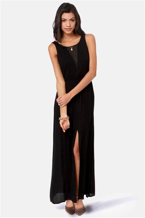 Sexy Black Dress Maxi Dress Backless Dress 4900 Lulus