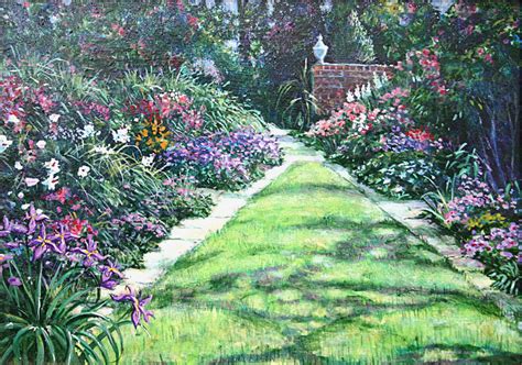 Our standards of excellence are reflected through design, installation, and landscape management as well as. Albert Sharp painting - English Garden landscape For Sale ...