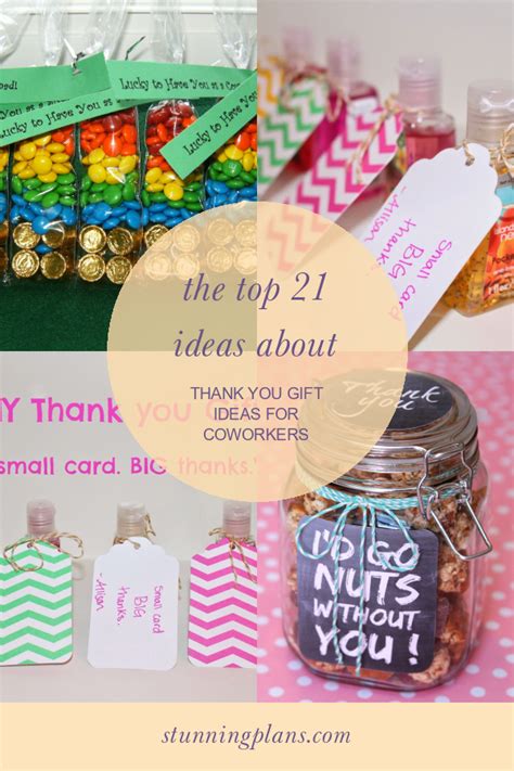 The Top 21 Ideas About Thank You T Ideas For Coworkers Home