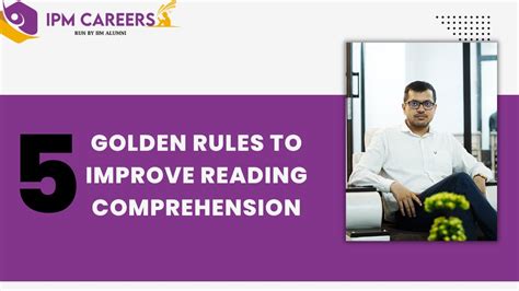 5 GOLDEN RULES TO IMPROVE READING COMPREHENSION | IPMAT 2023 | IPM