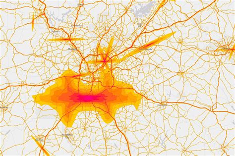 Map Reveals Noise Of Atlantas Transportation Infrastructure Curbed