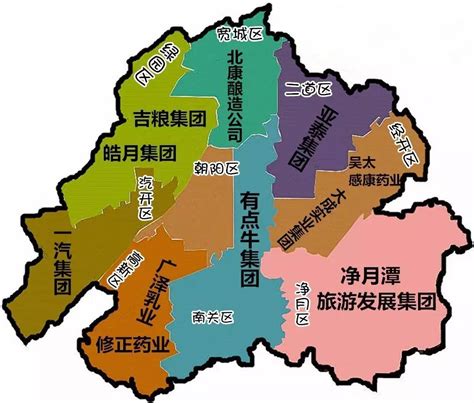 长春净月区地图长春市五大区划分图长春净月区大山谷图库